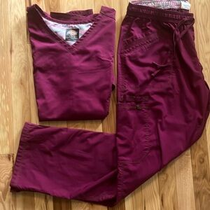 Dickies scrub set XL top, L cargo pants